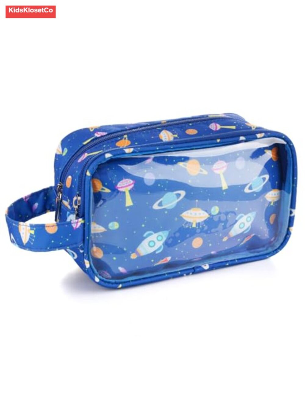 Waterproof Hanging Toiletry Bag for Kids Travel, Wash Bag with Smooth Zippers